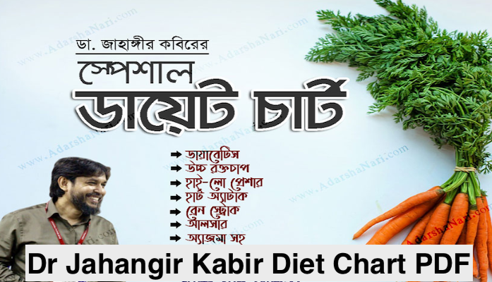 Dr Jahangir Kabir Diet Chart PDF - ডা জাহাঙ্গীর কবির ডায়েট চার্ট PDF Download