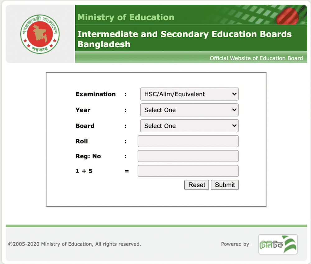 Education Board Result 2026 - www.educationboardresults.gov.bd