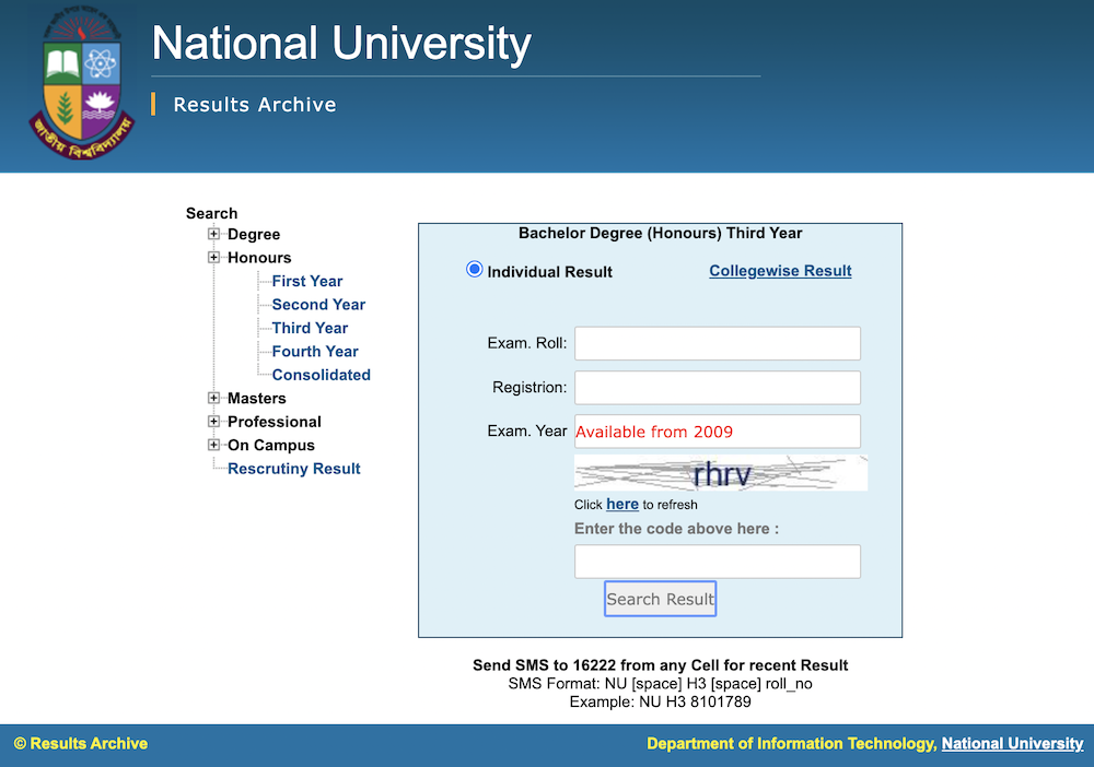 NU Honours 3rd Year Result 2026 results.nu.ac.bd - অনার্স ৩য় বর্ষের রেজাল্ট ২০২৬