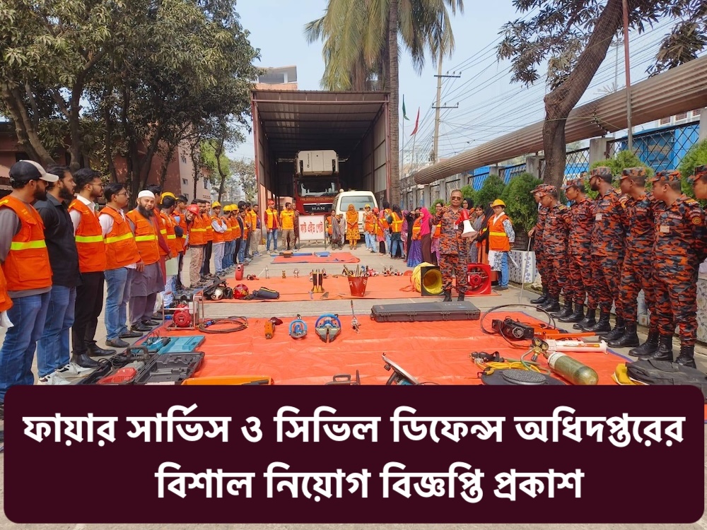 Fire Service FSCD Job Circular 2026 - fscd.teletalk.com.bd Apply